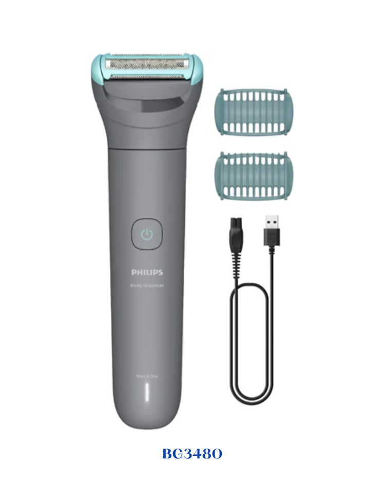 PHILIPS BODY GROOMER 3000 SERIES WITH TRIPLE PROTECT SHAVE SYSTEM