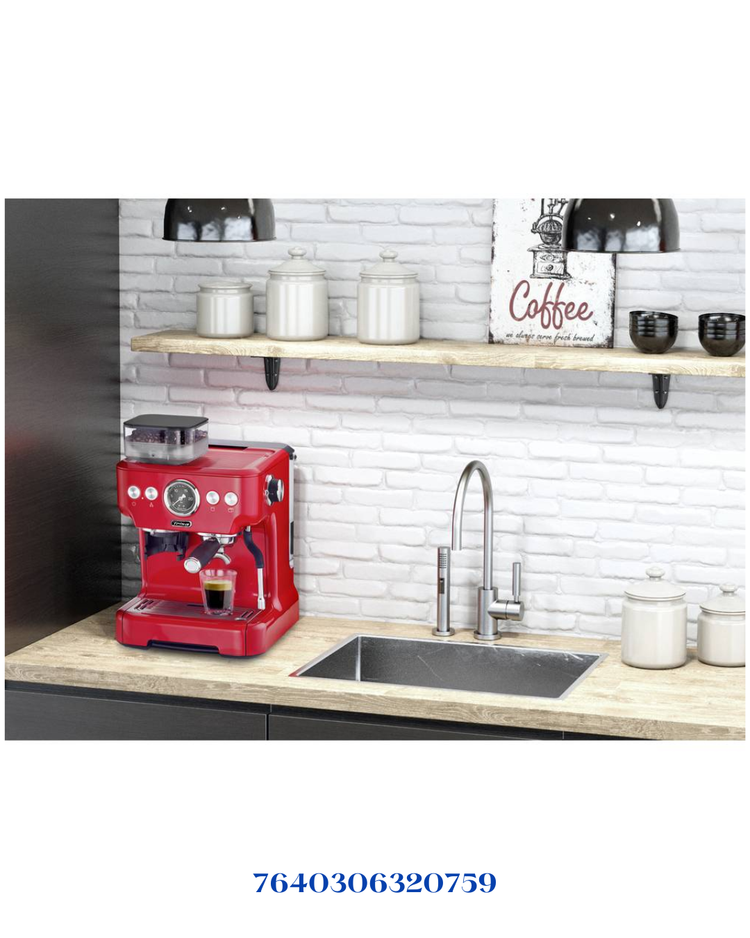 TRISA Barista Plus Espresso Machine Red 2300W 2.7L