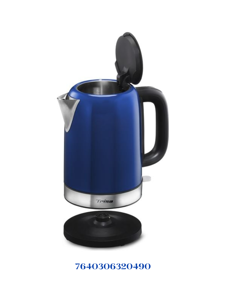 TRISA Diners Edition Electric Kettle Blue 2200W 1.7L