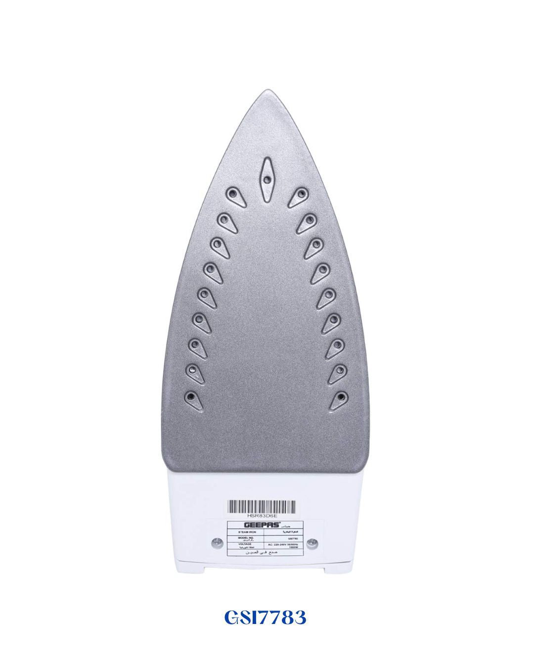 GEEPAS CERAMIC MULTIFUNCTIONAL STEAM IRON 1600W-140ML