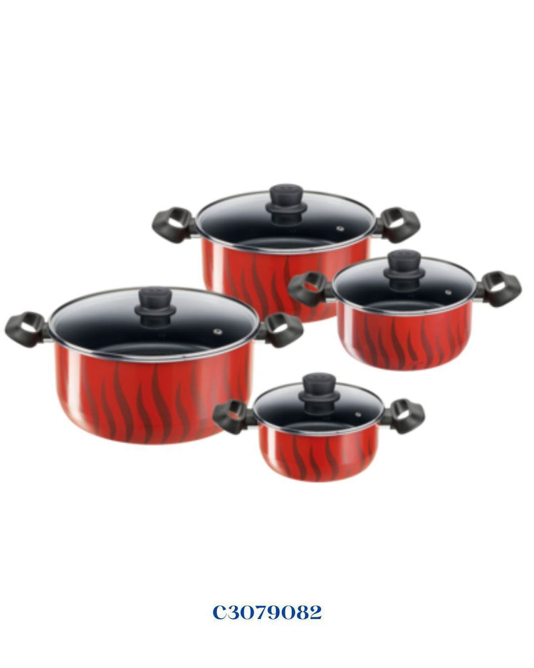 TEFAL TEMPO FLAME SET STEWPOTS 18/22/26/30 CM