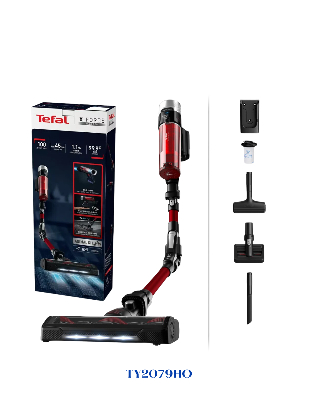 TEFAL X-FORCE FLEX 9.60 ANIMAL CORDLESS VACUUM CLEANER