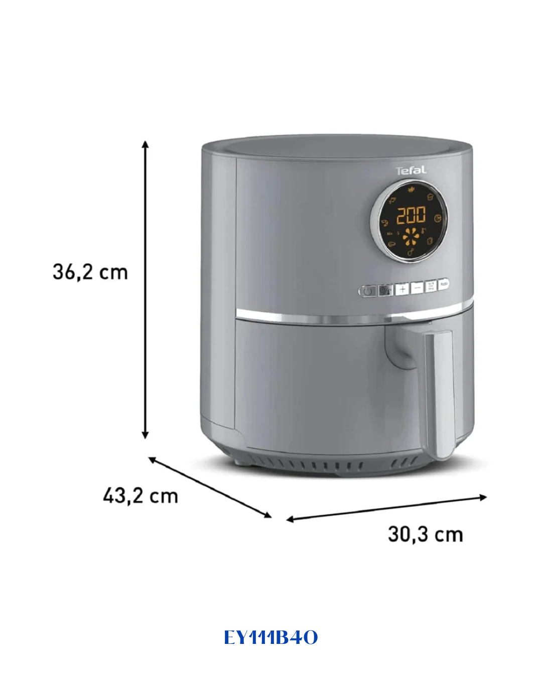 TEFAL ULTRA AIR FRYER DIGITAL 1630W 4.2L