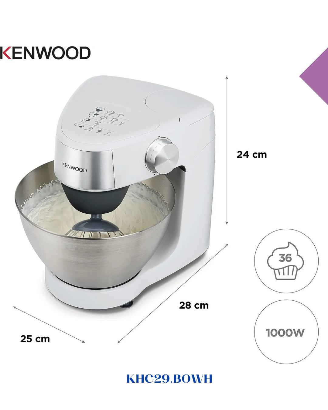 KENWOOD PROSPERO+ STAND MIXER 1000W-4.3L