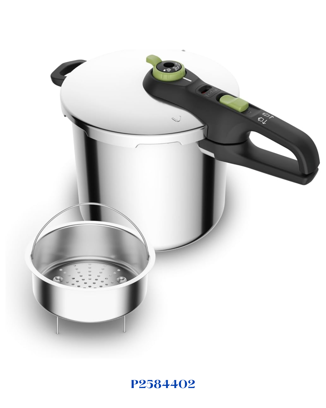 TEFAL SECURE TRENDY PRESSURE COOKER, 8L