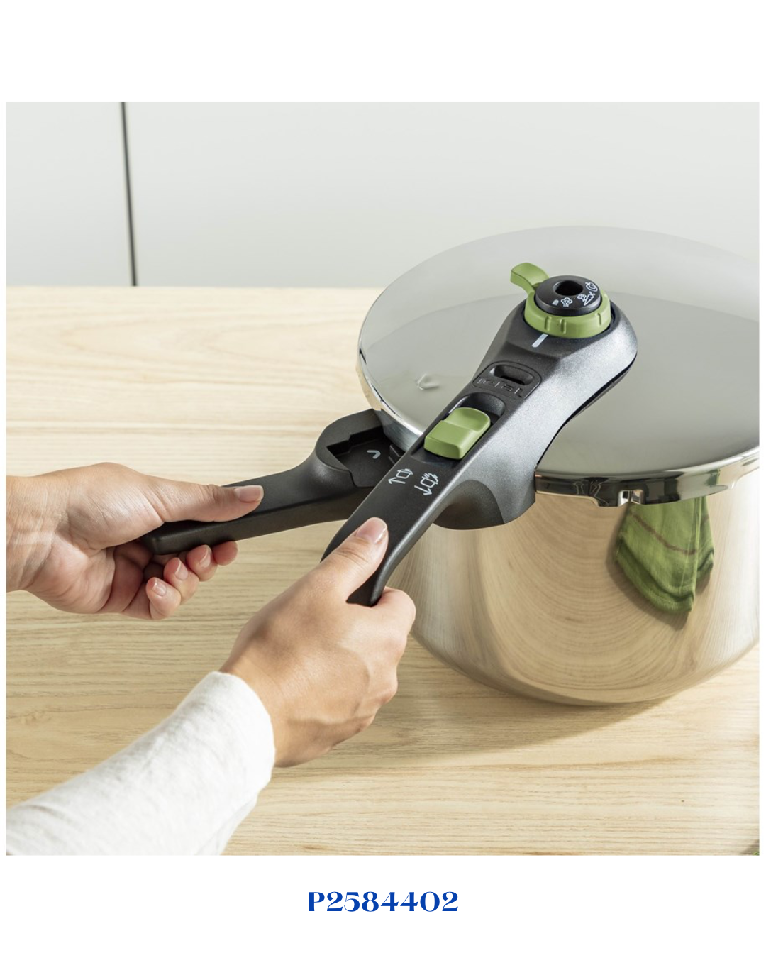TEFAL SECURE TRENDY PRESSURE COOKER, 8L