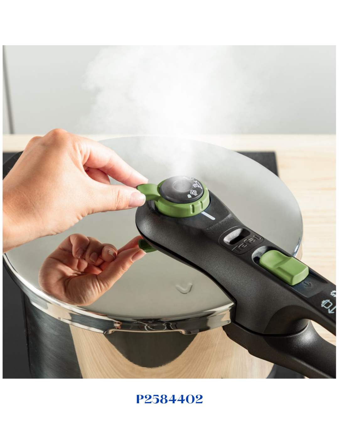 TEFAL SECURE TRENDY PRESSURE COOKER, 8L