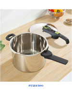 TEFAL SECURE TRENDY PRESSURE COOKER SET, 6L-4L