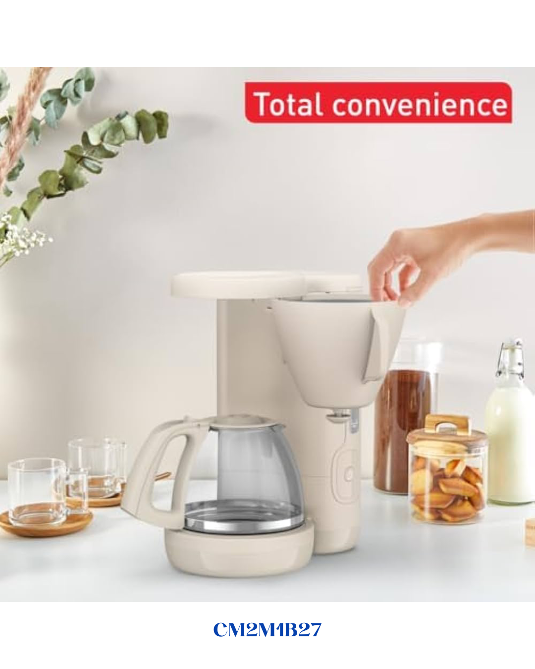 TEFAL MORNING FILTER COFFEE MAKER, 1.25L, 900W