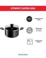 TEFAL SUPER COOK STEWPOT WITH LID, 30CM