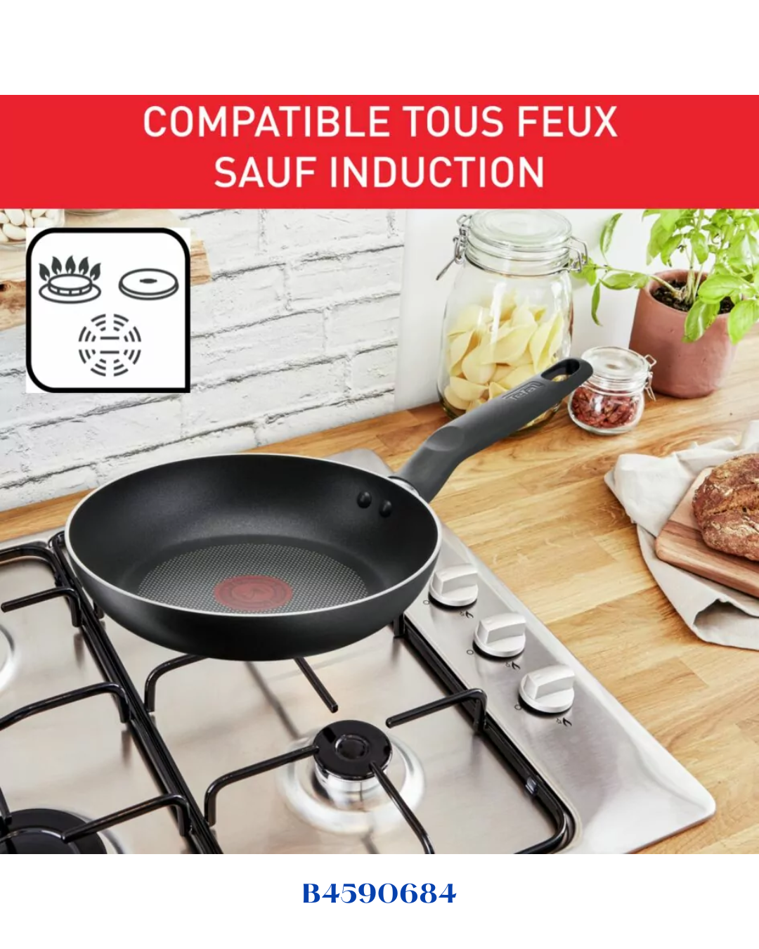 TEFAL SUPER COOK FRYPAN, 28CM