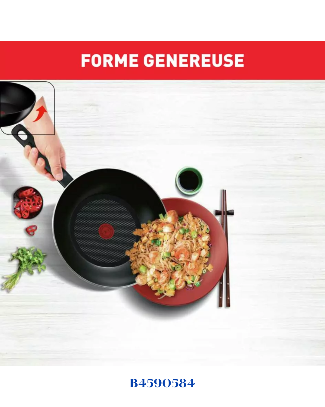 TEFAL SUPER COOK FRYPAN, 26CM
