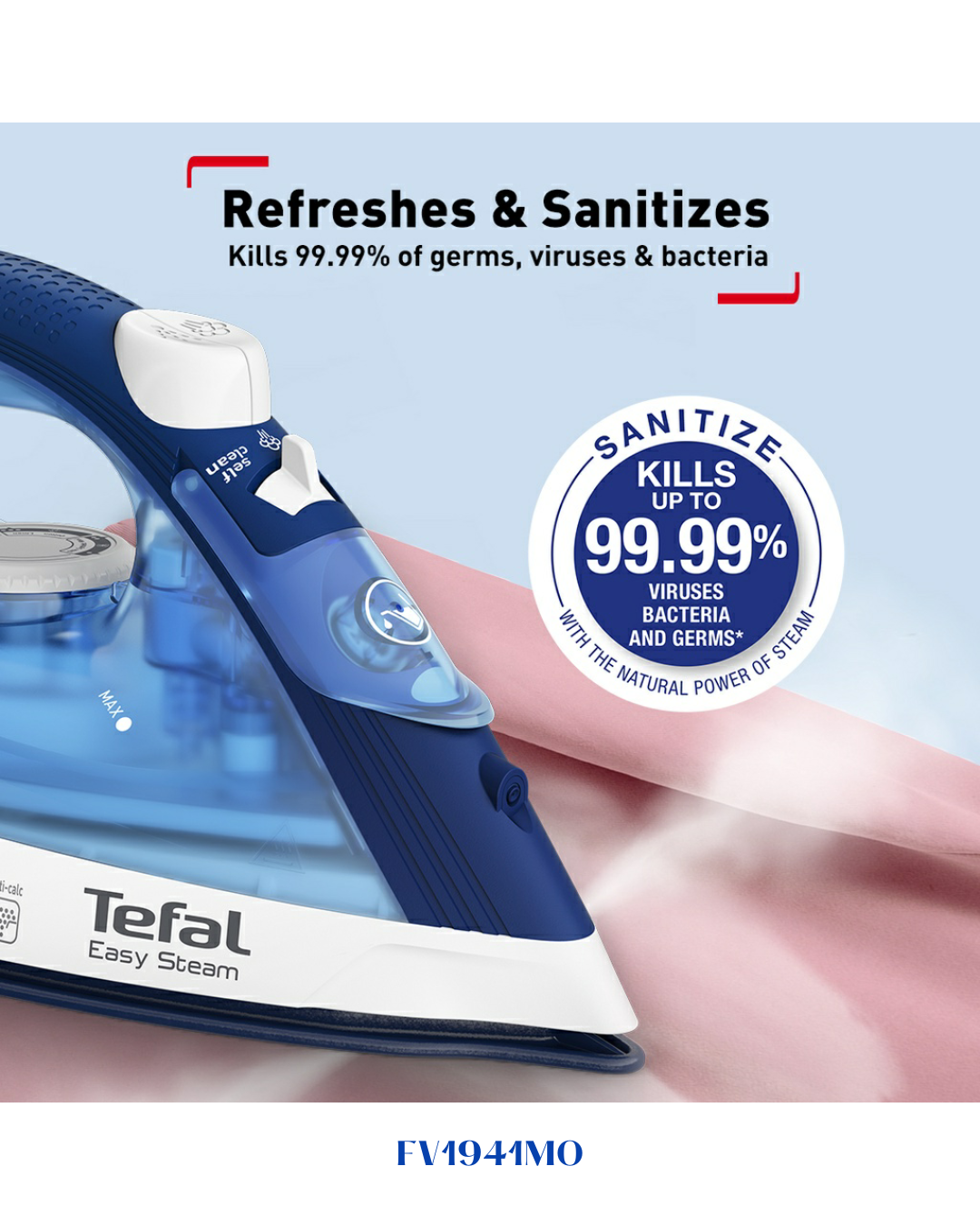 TEFAL EASY STEAM IRON, 1200W, 220ML