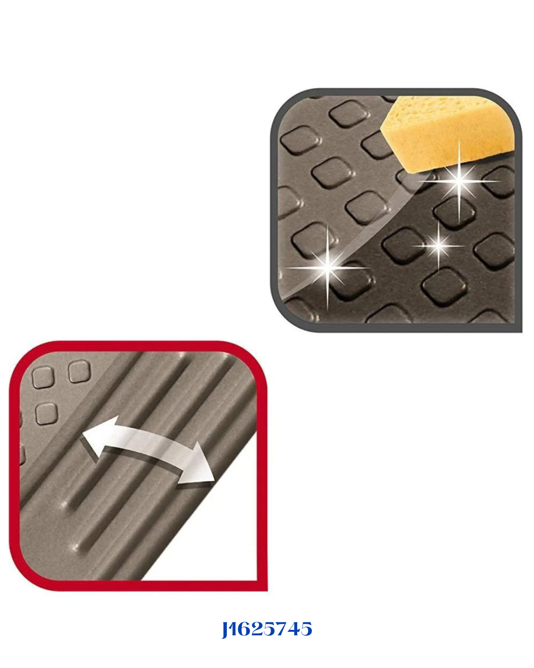 TEFAL EASY GRIP 12 MUFFINS TRAY, 26.5 X 39.5 CM