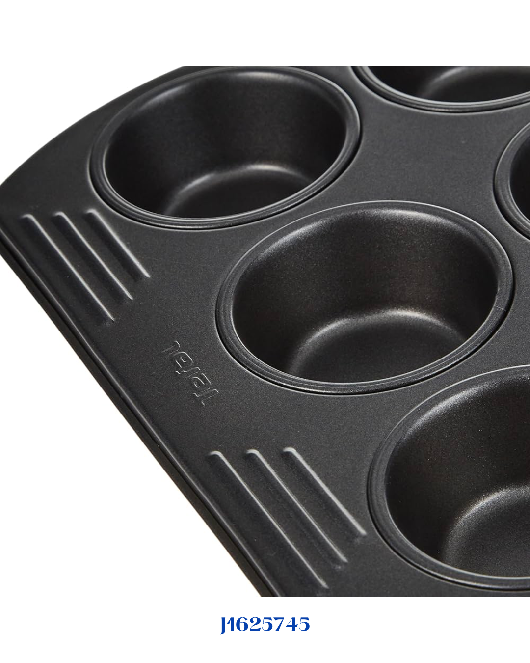 TEFAL EASY GRIP 12 MUFFINS TRAY, 26.5 X 39.5 CM