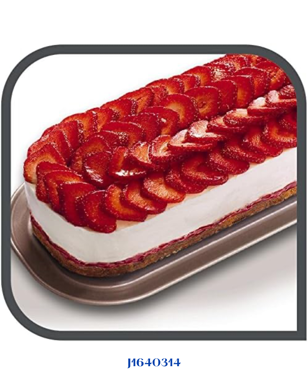 TEFAL DELIBAKE RECTANGULAR CAKE PAN-30X11CM