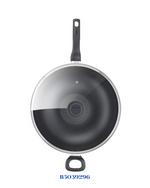 TEFAL EASY COOK & CLEAN WOK PAN WITH GLASS LID, 36CM