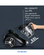 TEFAL COMPACT POWER XXL BAGLESS VACUUM CLEANER, 900 W-2.5 L