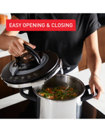 TEFAL CLIPSO+ CHEF  PRESSURE COOKER-8L