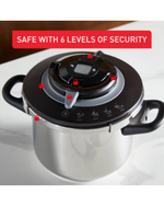 TEFAL CLIPSO+ CHEF  PRESSURE COOKER-8L