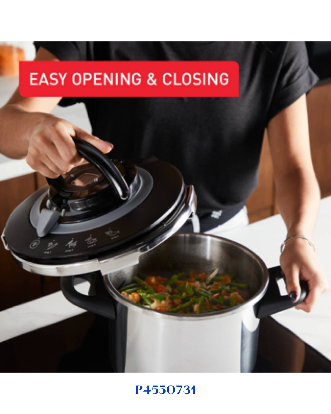 TEFAL CLIPSO+ CHEF PRESSURE COOKER 6L