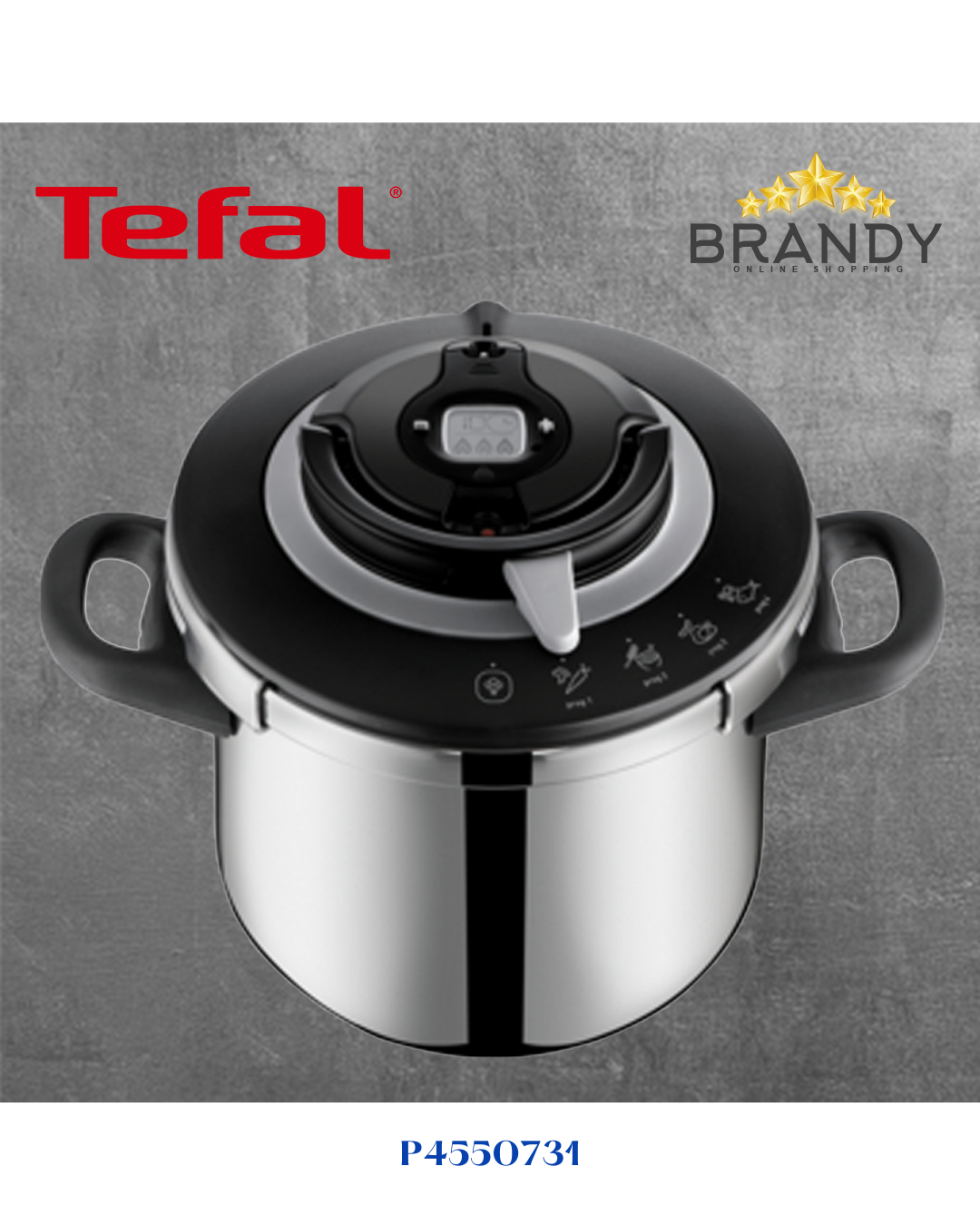 TEFAL CLIPSO+ CHEF PRESSURE COOKER 6L