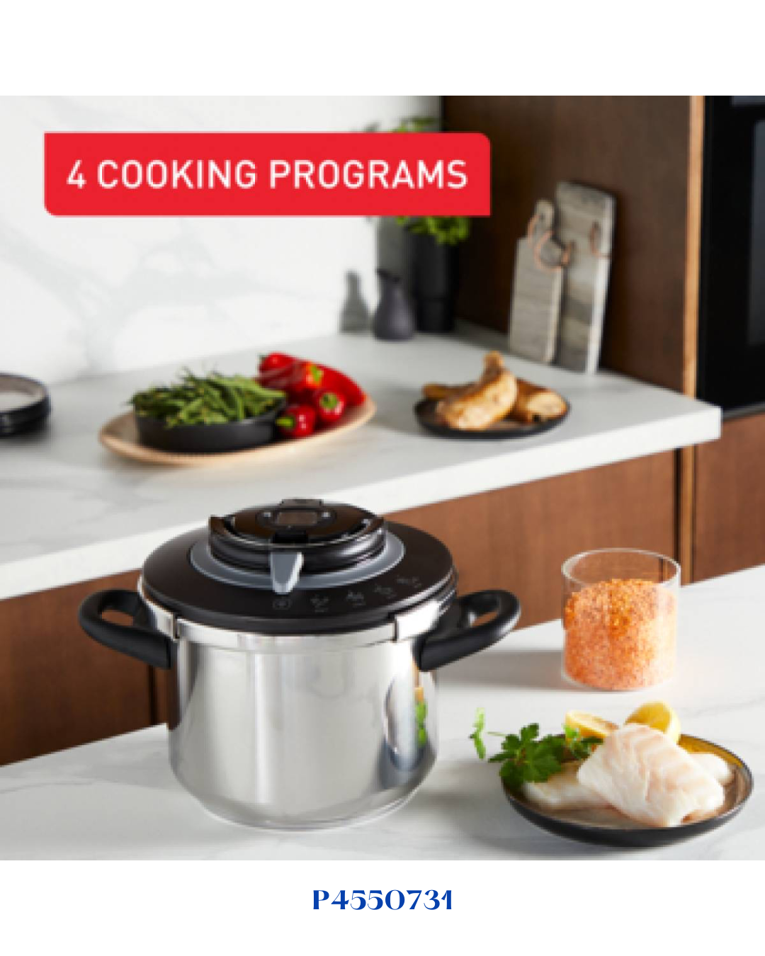 TEFAL CLIPSO+ CHEF PRESSURE COOKER 6L