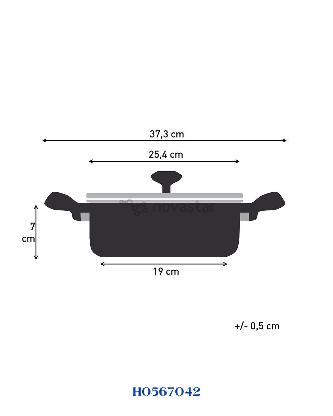 TEFAL SO'LIGHT  STEWPOT WITH LID, 24CM
