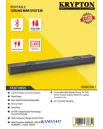 KRYPTON PORTABLE SOUND BAR SYSTEM