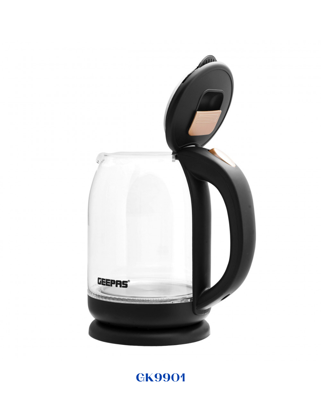 GEEPAS ELECTRIC GLASS KETTLE 1.8L-1500W