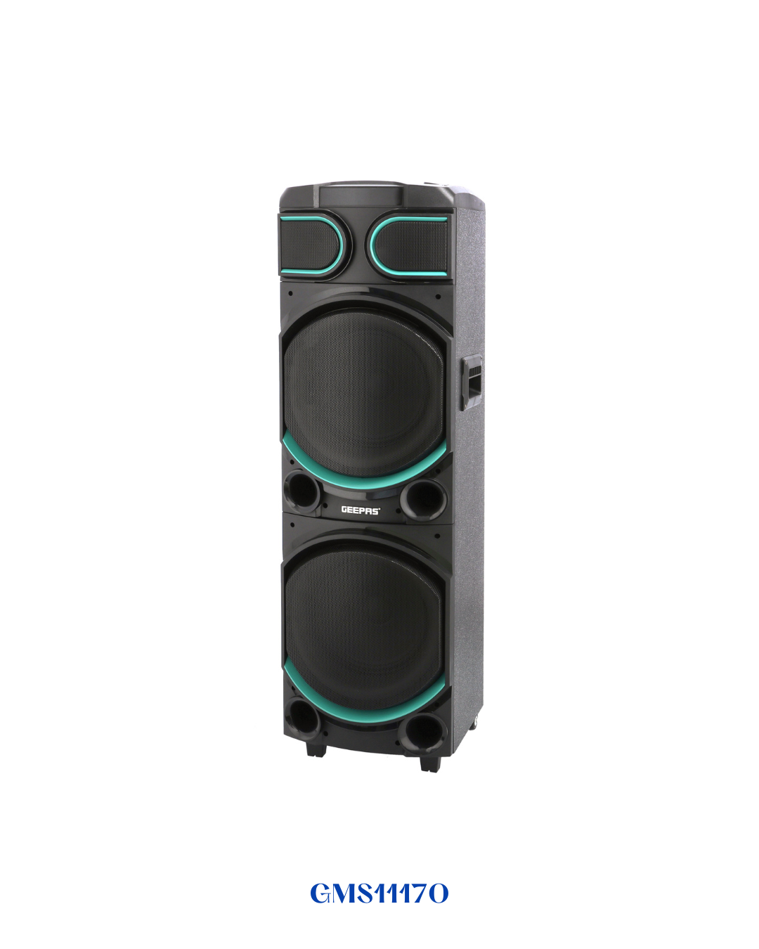 GEEPAS RECHARGEABLE PROFESSIONAL SPEAKER, 80000W PMPO