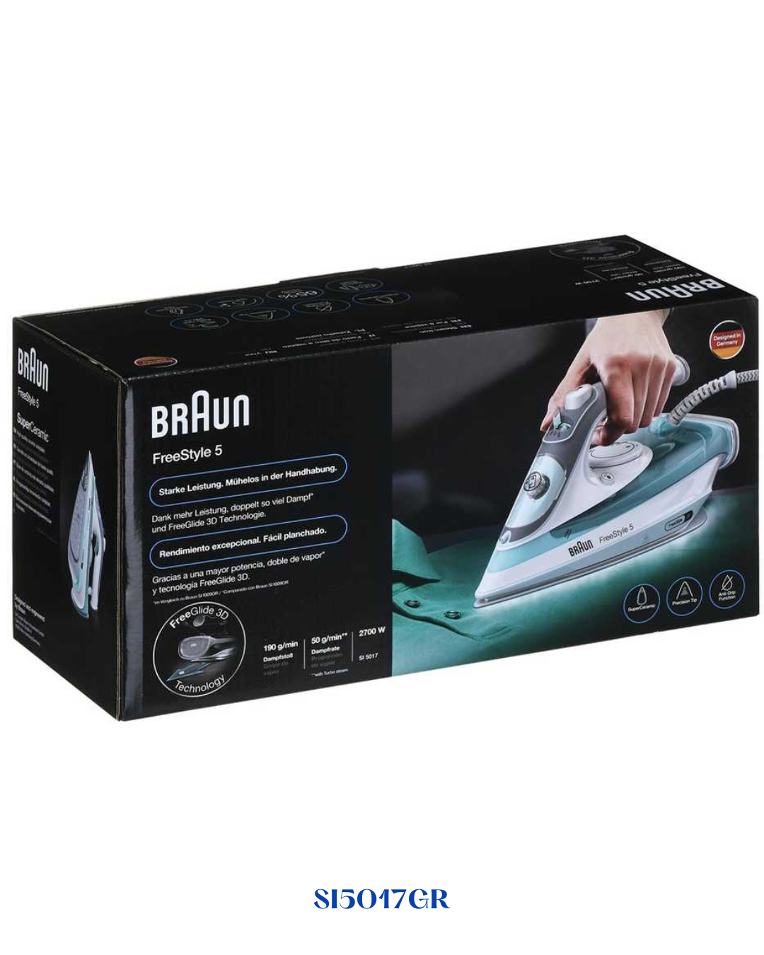BRAUN TEXSTYLE 5 STEAM IRON 2700W 300ML