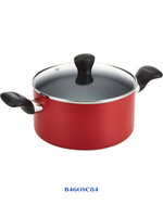 TEFAL SUPER COOK 12 PC SET, NON-STICK, THERMO-SIGNAL, RED