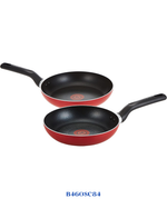 TEFAL SUPER COOK 12 PC SET, NON-STICK, THERMO-SIGNAL, RED