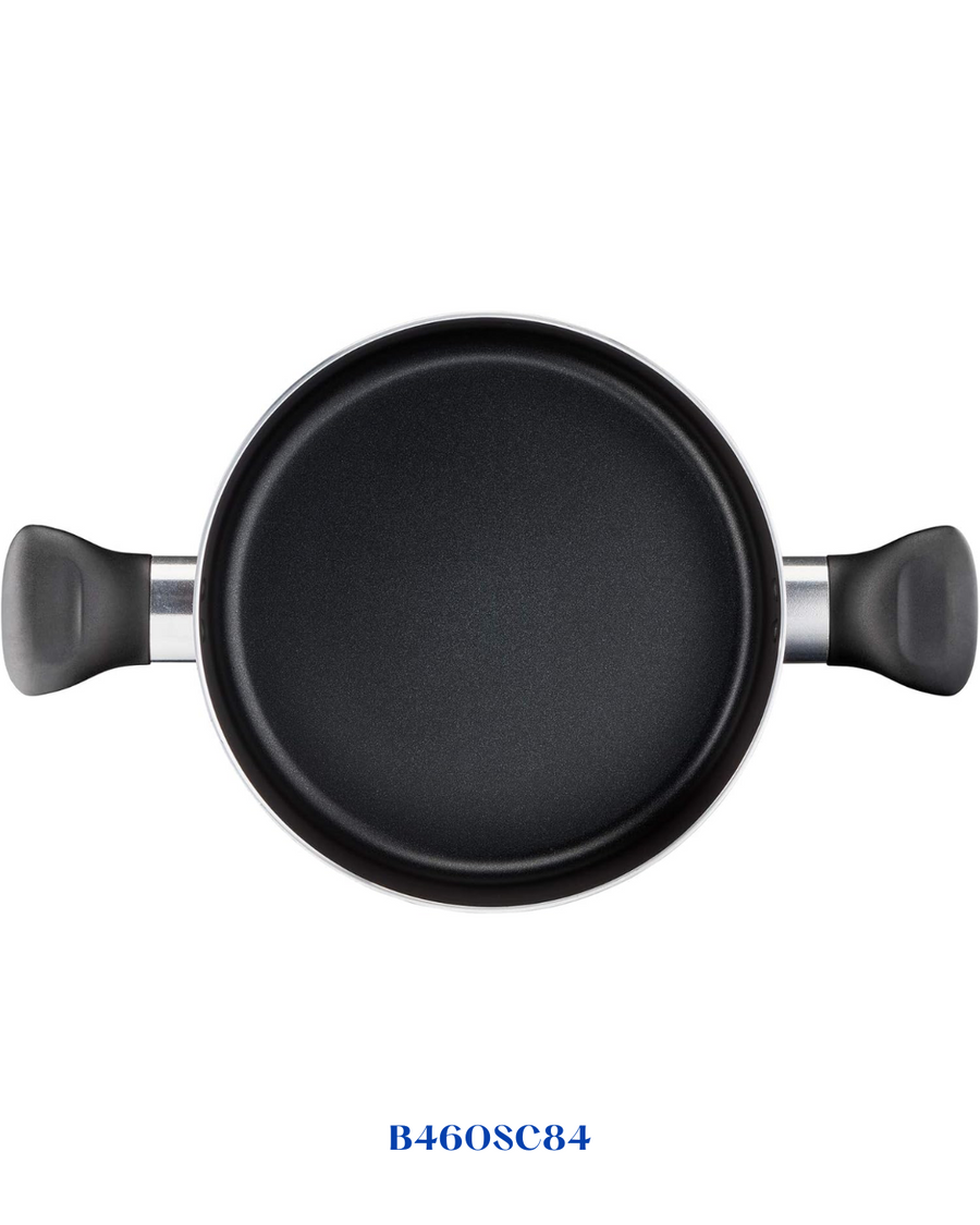 TEFAL SUPER COOK 12 PC SET, NON-STICK, THERMO-SIGNAL, RED