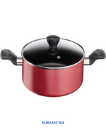 TEFAL SUPER COOK 12 PC SET, NON-STICK, THERMO-SIGNAL, RED