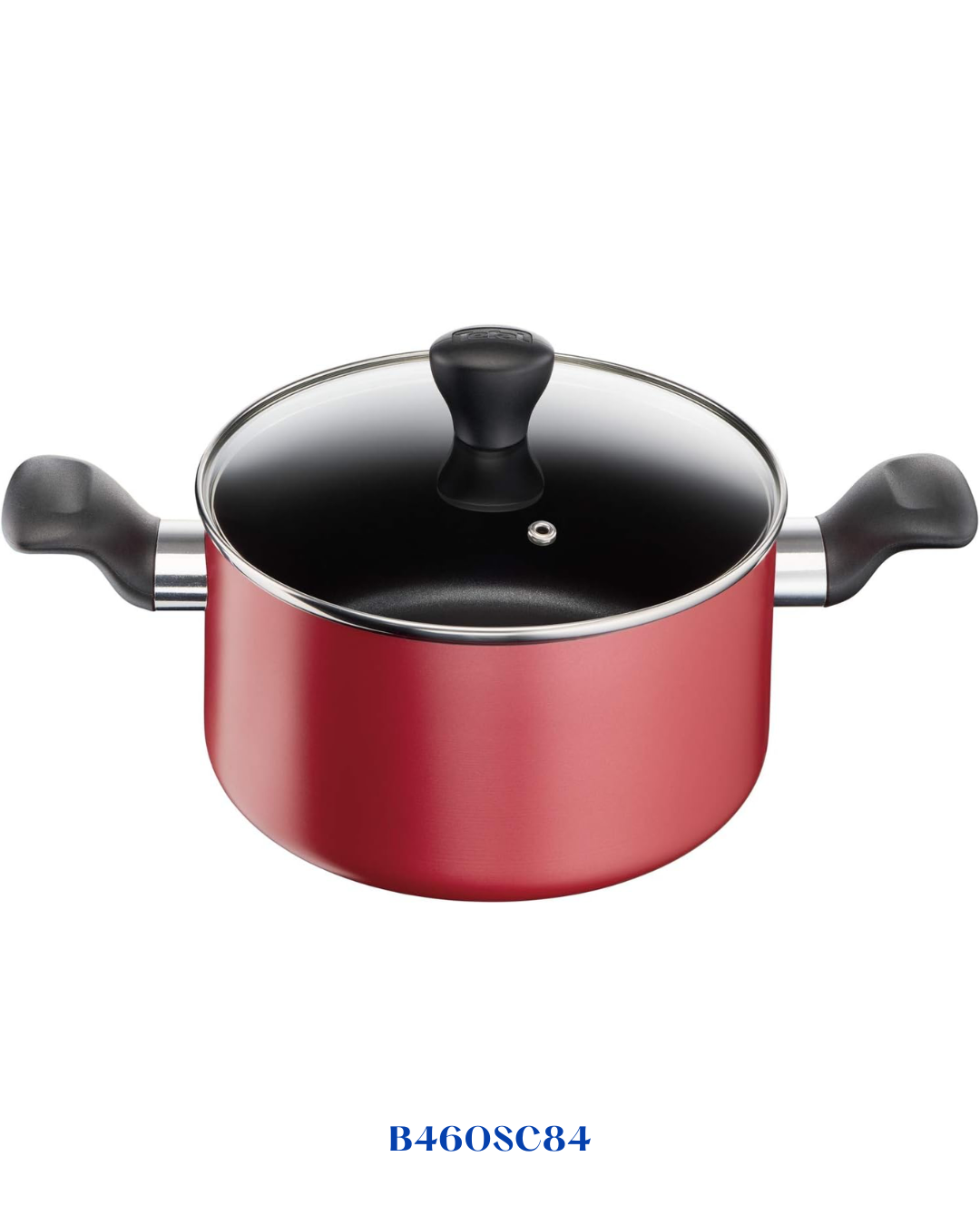 TEFAL SUPER COOK 12 PC SET, NON-STICK, THERMO-SIGNAL, RED