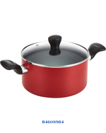 TEFAL SUPER COOK 9 PC SET, NON-STICK, THERMO-SIGNAL, RED