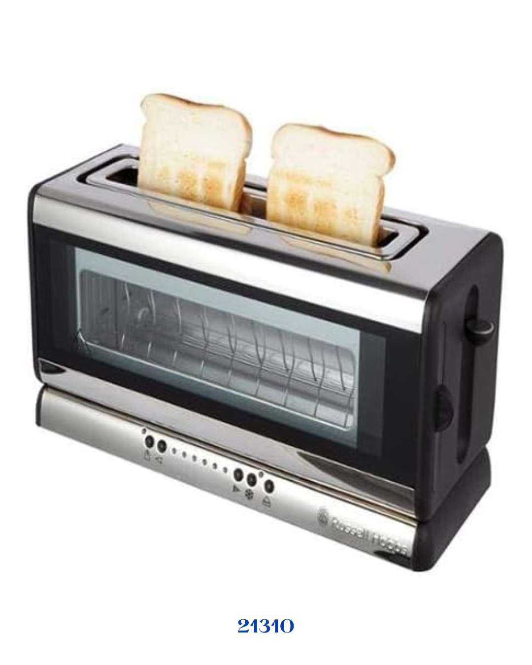 RUSSELL HOBBS 21310 GLASS LINE 2 SLICE TOASTER - 980W