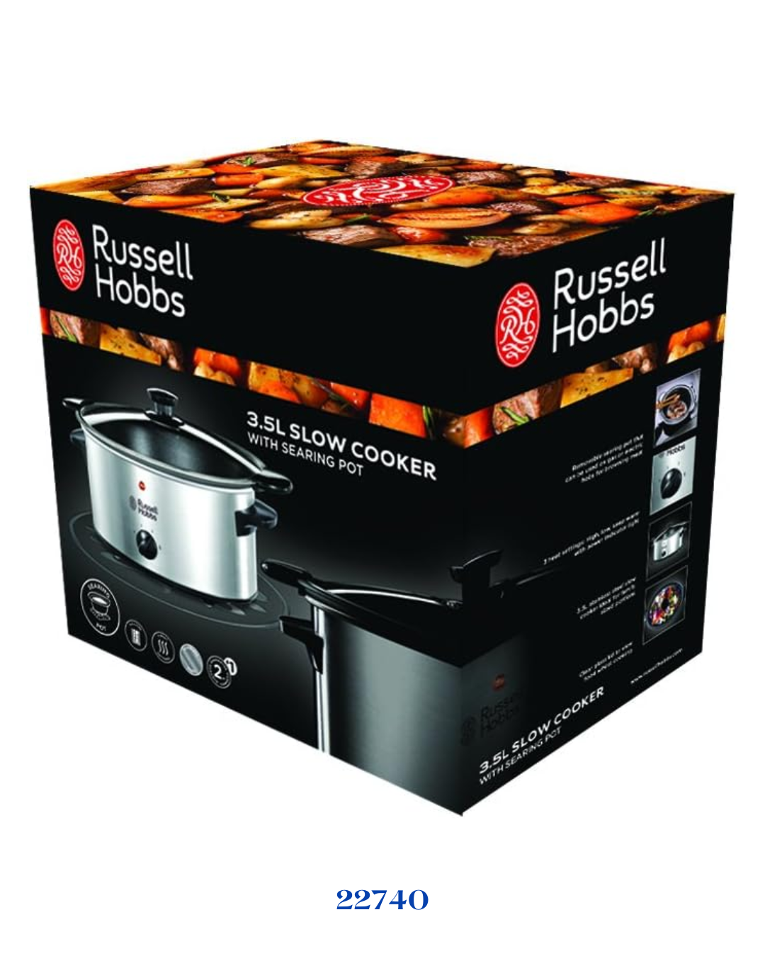 RUSSELL HOBBS 3.5L SEARING SLOW COOKER 160W