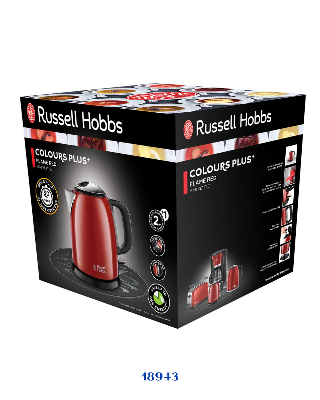 RUSSELL HOBBS COLOURS KETTLE 3000W 1.7L