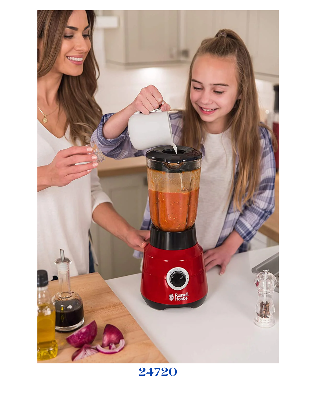 RUSSELL HOBBS DESIRE JUG GLASS BLENDER 650W 1.5L