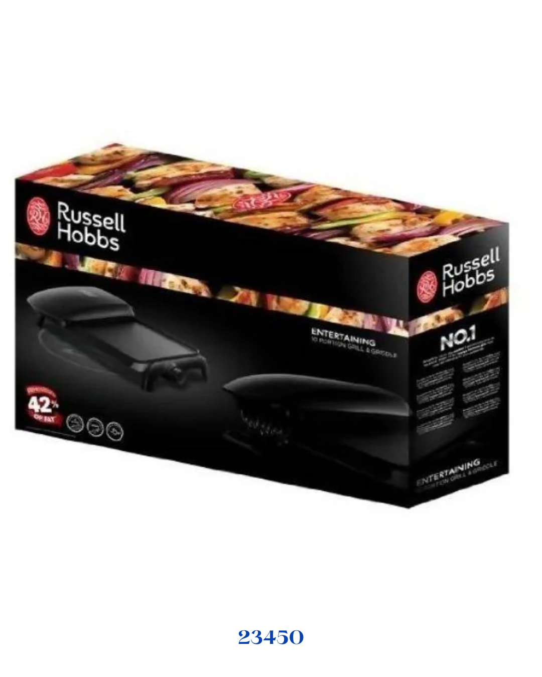 RUSSELL HOBBS ENTERTAINING GRILL & GRIDDLE 1800W
