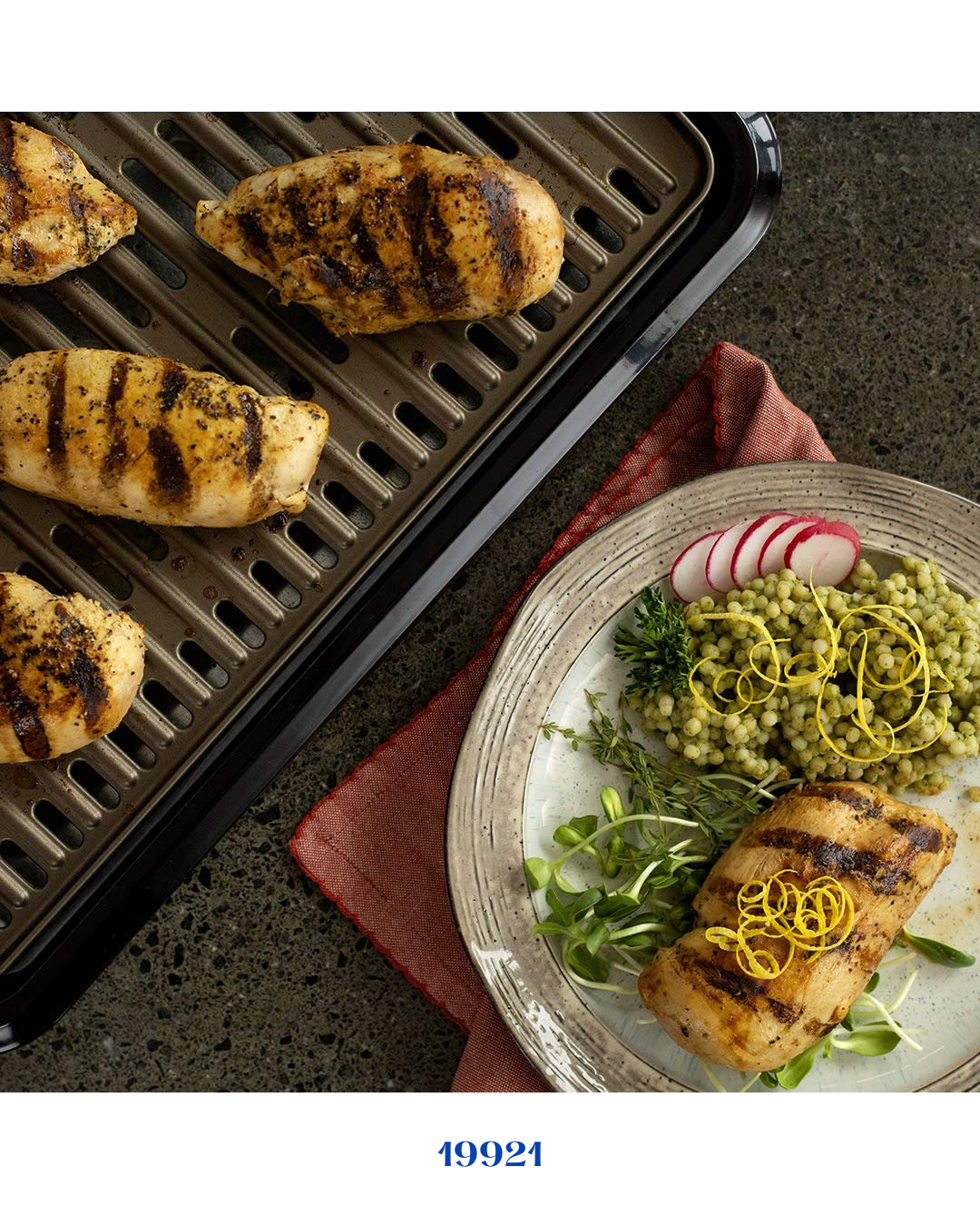 RUSSELL HOBBS FLAME RED GRILL 1600W