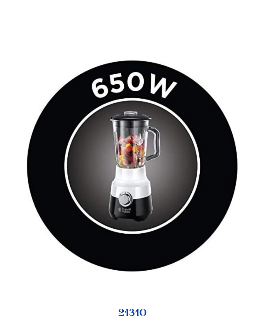 RUSSELL HOBBS HORIZON JUG GLASS BLENDER 650W 1.5L