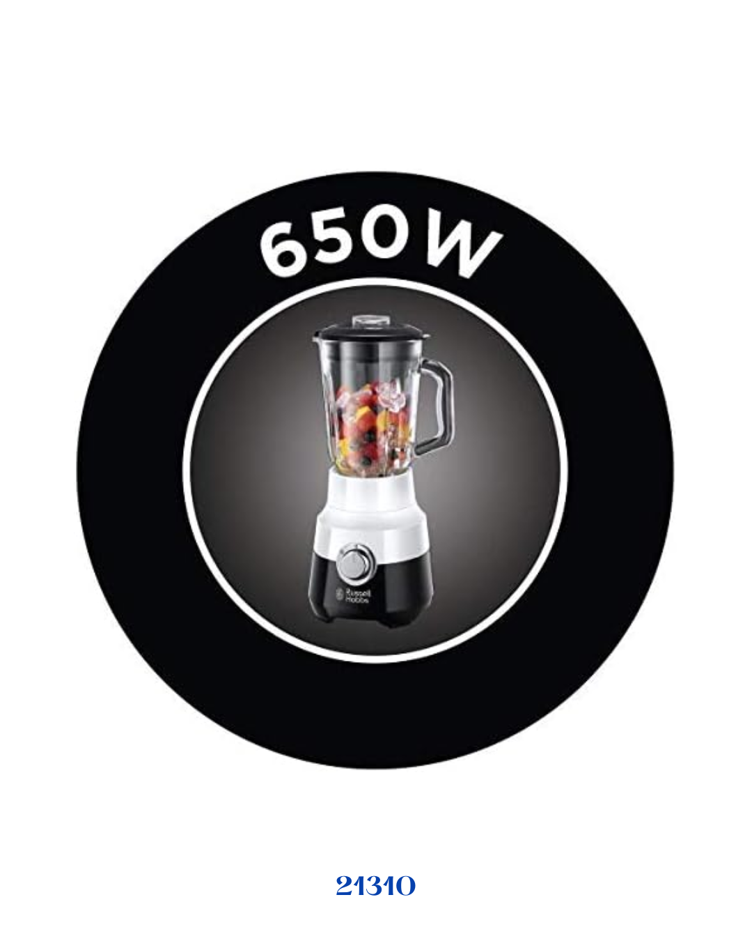 RUSSELL HOBBS HORIZON JUG GLASS BLENDER 650W 1.5L