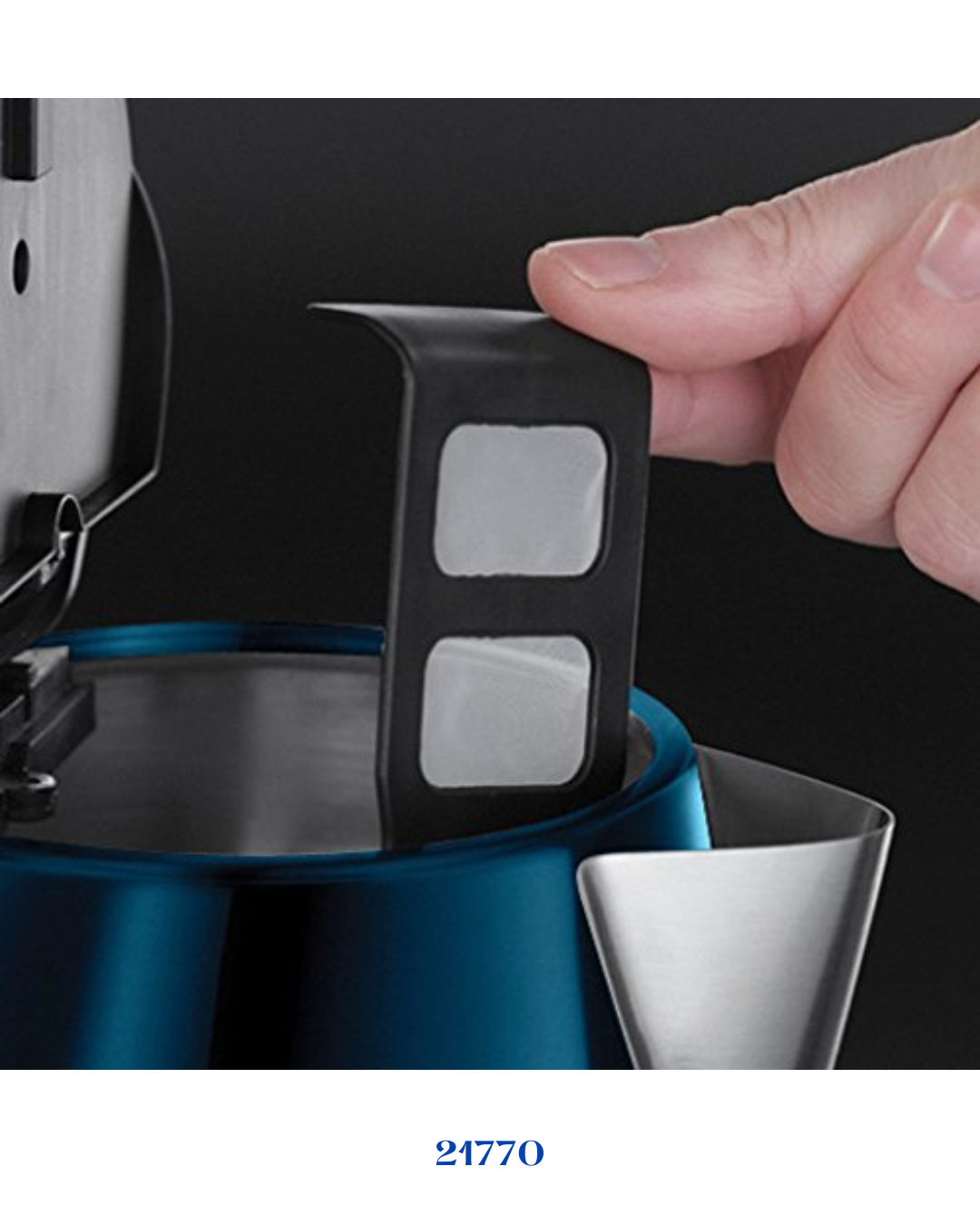 RUSSELL HOBBS JEWELS TOPAZ BLUE KETTLE 2400W 1.7L