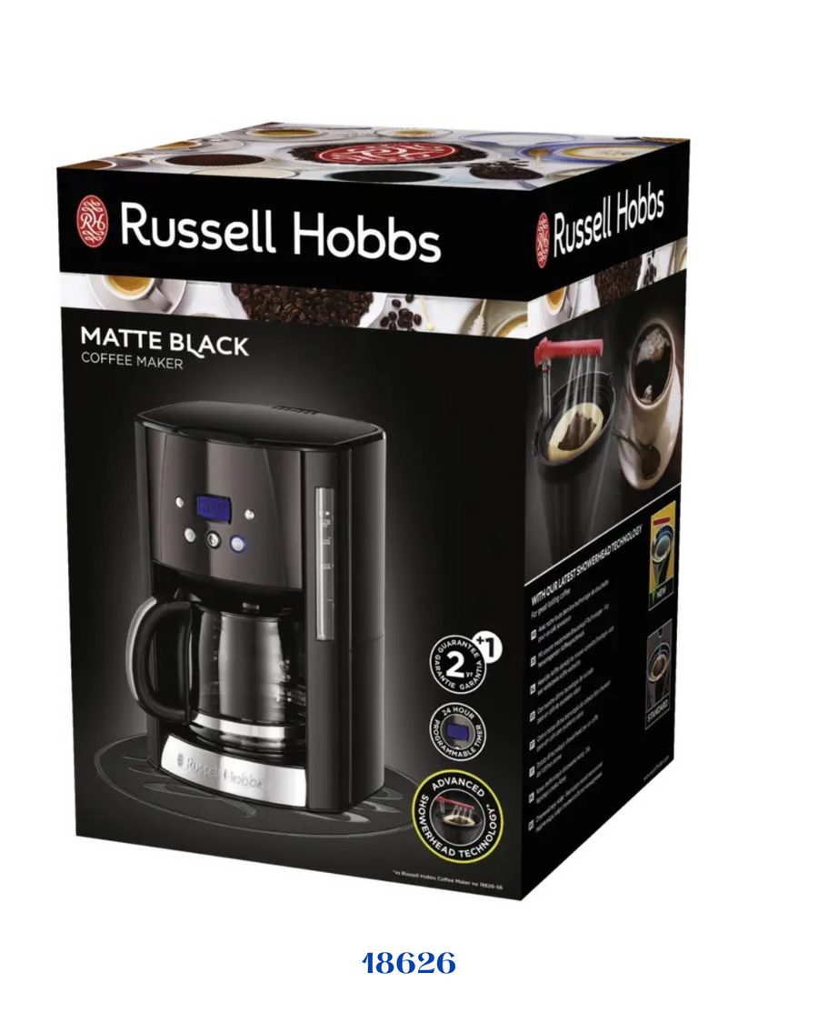 RUSSELL HOBBS MATTE BLACK COFFEE MAKER