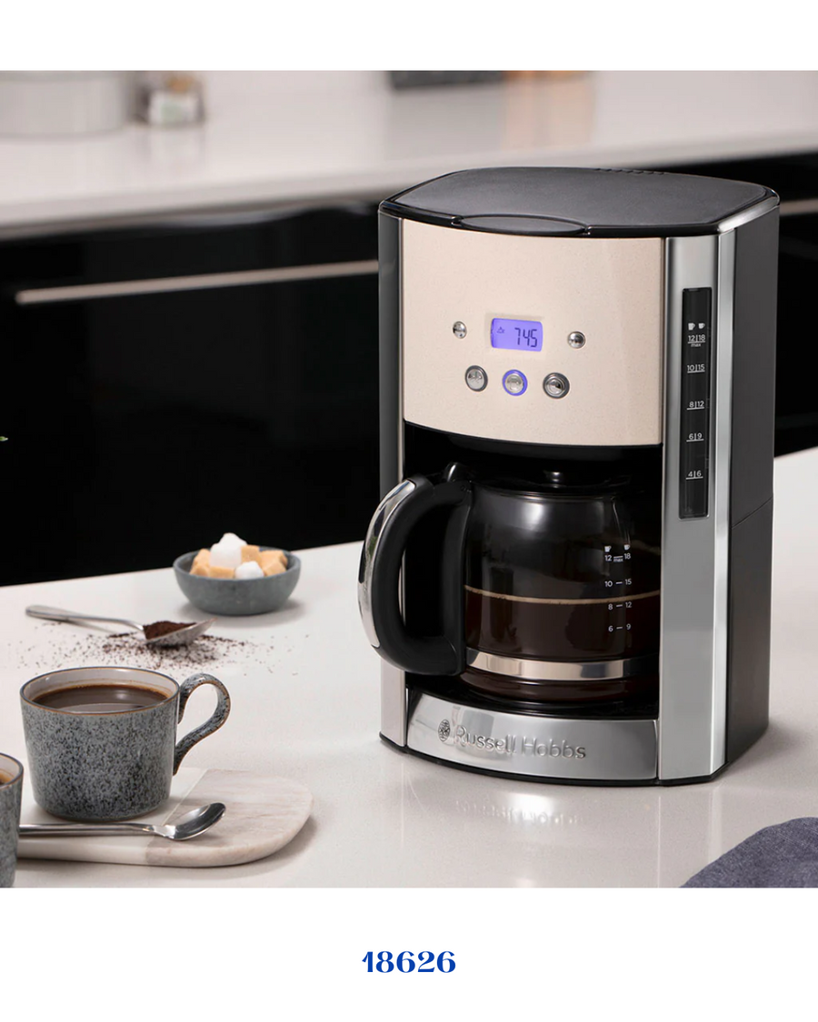 RUSSELL HOBBS MATTE BLACK COFFEE MAKER