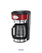 RUSSELL HOBBS RETRO RIBBON RED COFFEE MAKER 1000W